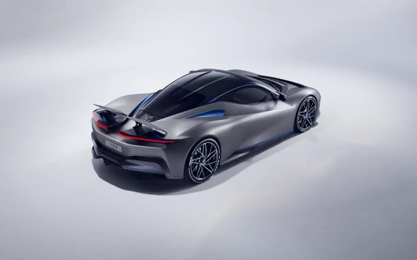 silver car supercar electric car car Pininfarina vehicle Pininfarina Battista HD Desktop Wallpaper | Background Image