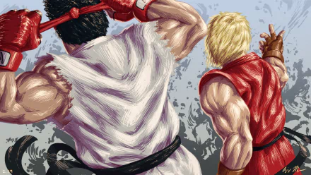 Ken Masters Ryu (Street Fighter) video game Street Fighter HD Desktop Wallpaper | Background Image