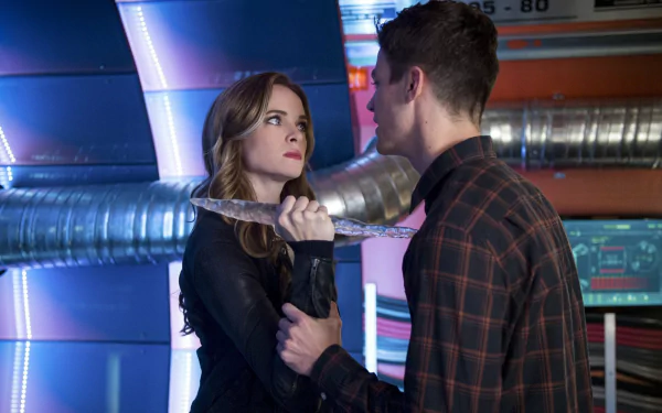 Danielle Panabaker Grant Gustin TV Show The Flash (2014) HD Desktop Wallpaper | Background Image