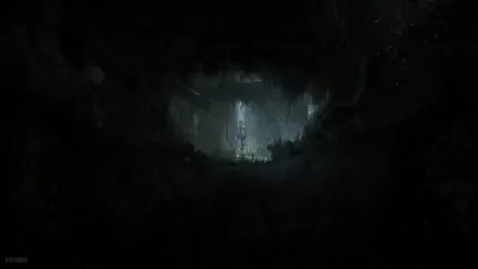 Dark, atmospheric 4K Ultra HD PC desktop wallpaper from the video game Metro Last Light Redux, featuring a lone figure illuminated in a cavernous underground setting.