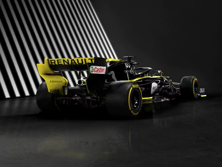 race car yellow car Renault F1 Renault R.S.19 Sports HD Desktop Wallpaper | Background Image