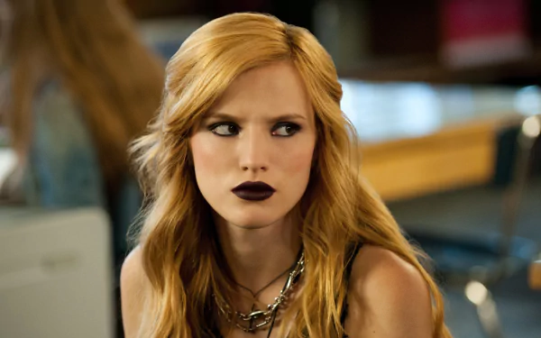 redhead lipstick American actress Celebrity Bella Thorne HD Desktop Wallpaper | Background Image