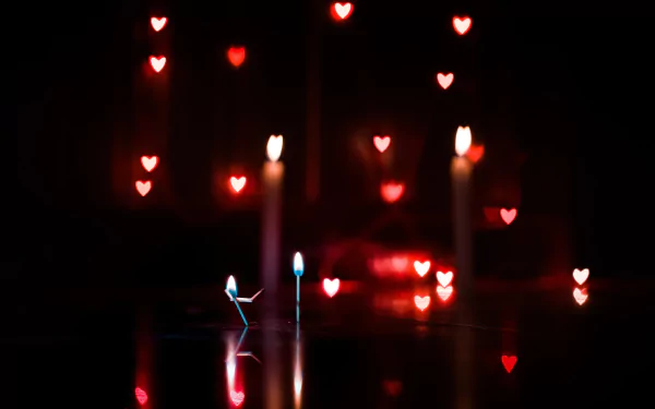 flame light love photography match HD Desktop Wallpaper | Background Image
