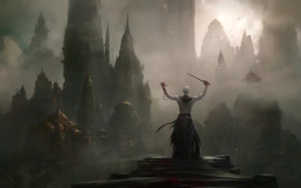 dagger city dark men HD Desktop Wallpaper | Background Image
