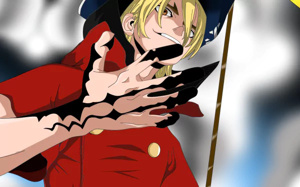 HD PC desktop wallpaper featuring Nanami Ryusui from the anime Dr. Stone, showcasing his confident expression and dynamic pose with extended fingers.